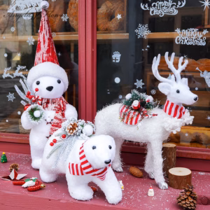 🦌 Decoração de Natal - Bonecos de Rena e Urso