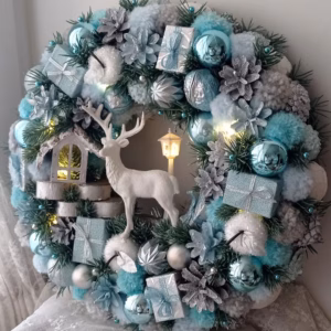 Guirlanda Decoração Natalina Luxo com Led 65CM