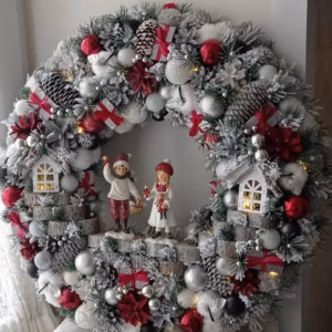 Guirlanda Decoração Natalina Luxo 65CM