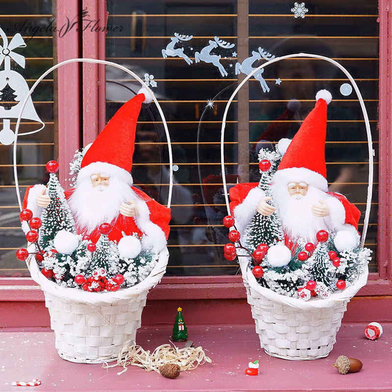 🎅 Decoração de Natal - Boneco Papai Noel Boneco de Neve | Modelo SD0379