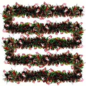 Festão Natalino Fake Com Decorações