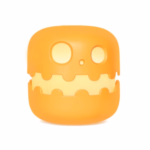 🎃 Luminária Cabeça de Abóbora Halloween