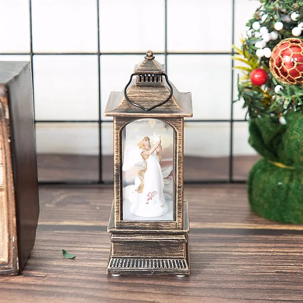 Luz Noturna Decorativa Natalina com Papai Noel e Boneco de Neve - Image 5