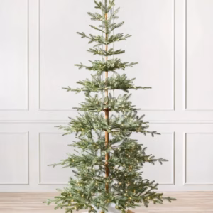 Árvore de Natal Slim Alpine com Galhos Articulados, Suporte Metálico e Micro LEDs Embutidos