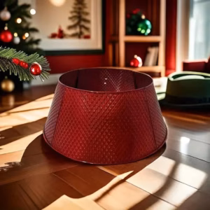 Saia Decorativa Natalina em Metal 70x60x25cm