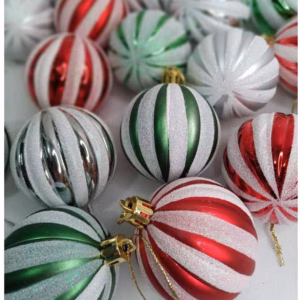 Kit 6 Bolas De Natal 6cm  Enfeite Natalino