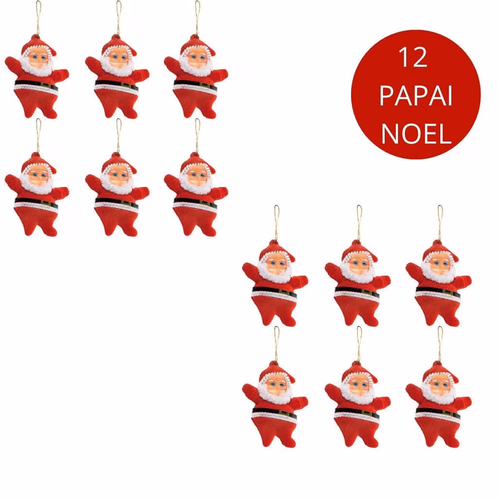 Kit 77 Enfeites Decoração Árvore De Natal Bolinhas Pisca Led - Image 4